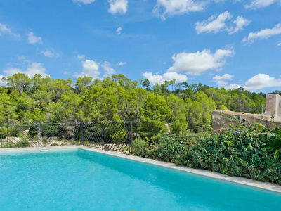 Pool und das Dach der Casita Can Magdale