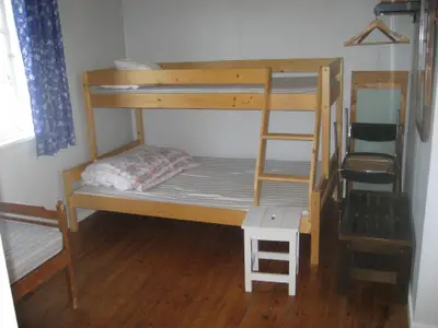 Schlafzimmer mit Familienbett