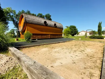 outside
