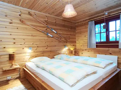 Schlafbereich. Schlafzimmer Nr. 1 mit Doppelbett