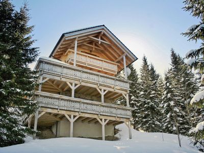 Außenseite Ferienhaus [Winter]