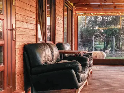 outside