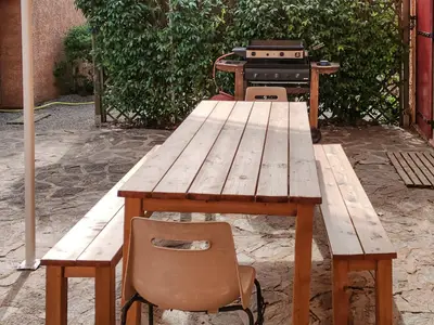 outside