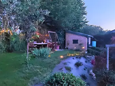 outside