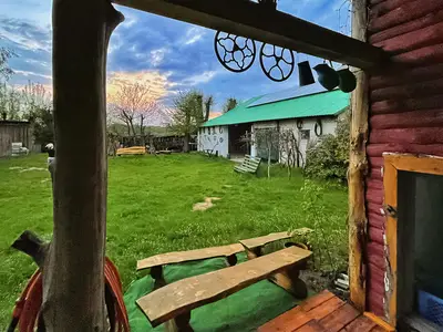 outside