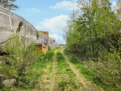outside