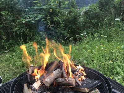 gemütliche Stunden am Lagerfeuer