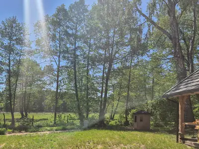 outside