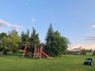 outside