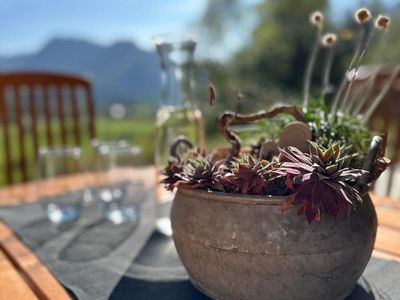 Terrasse mit Blickrichtung Süden