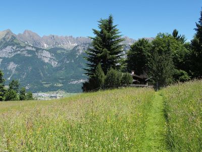 Weg zum Ferienhaus