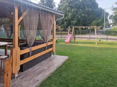 outside