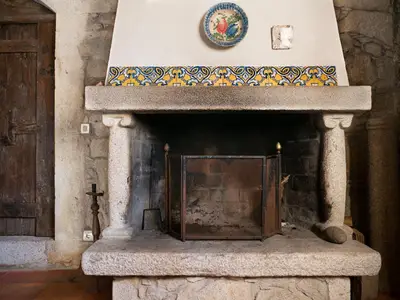 Wohnbereich. Kamin