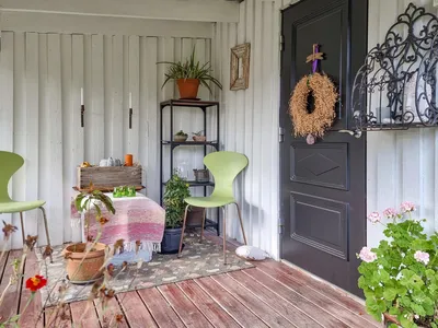 outside