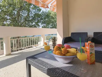 outside