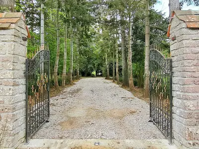 outside