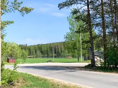 outside