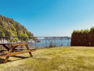 outside