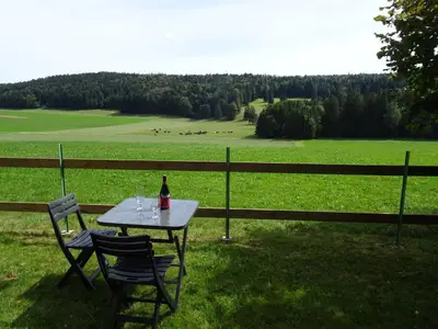 Garten mit Aussicht und einem Kwak