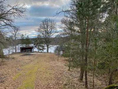 outside