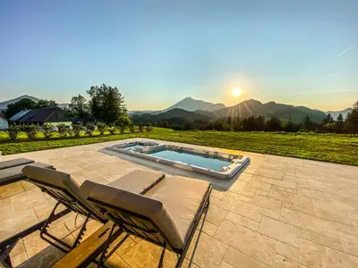 Terrasse mit Ötscherblick