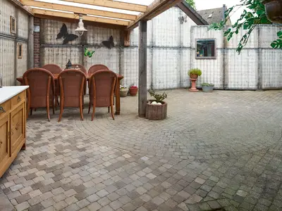 outside