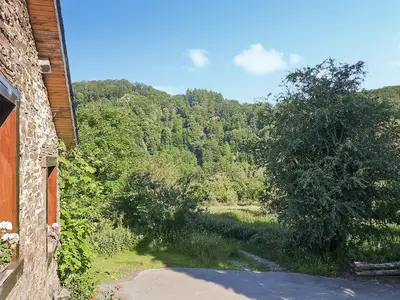 outside