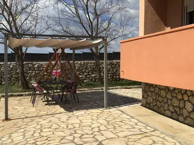 outside