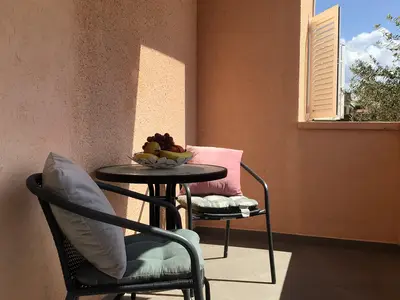 outside