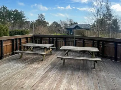 outside
