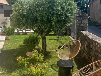outside