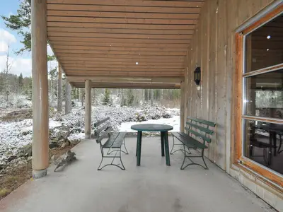 outside