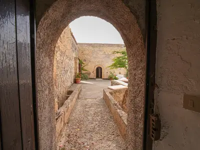 outside