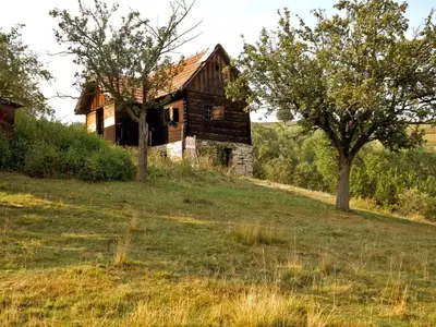 Karpaten-Hütte bei Sibiu-Hermannstadt, Transsilvanien-Siebenbürgen, Rumänien