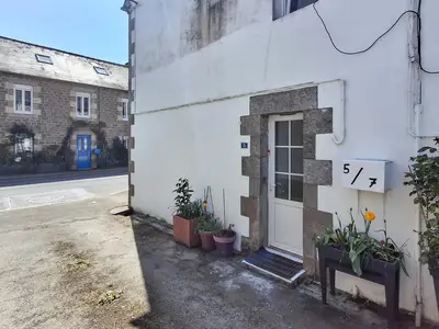 outside