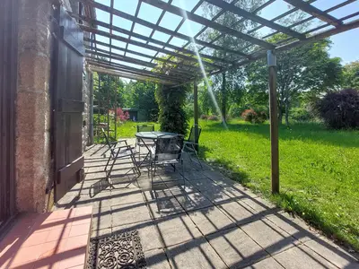 outside
