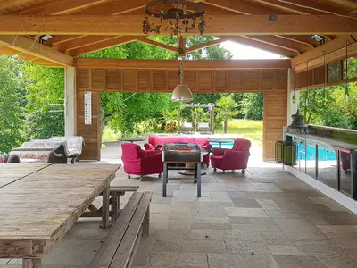 outside