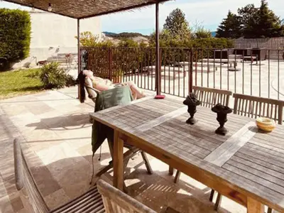 outside