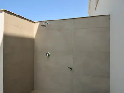 outside