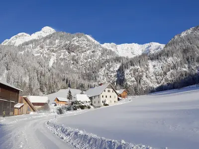 Ansicht Hof Wolfbauer Winter