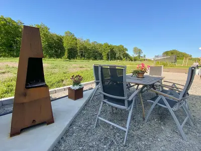 outside