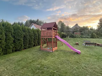 outside