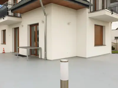 outside