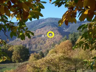 das Ferienhaus im Herbst
