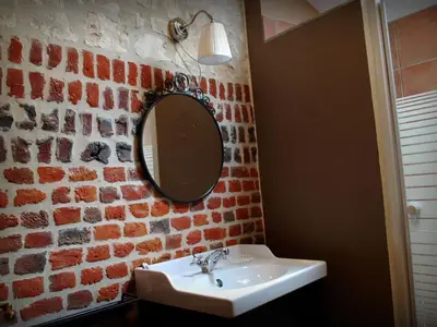 Badezimmer im Erdgeschoss