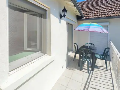 outside