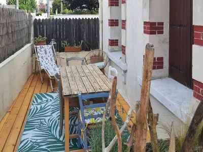 outside