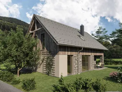 Außenseite Ferienhaus [Sommer]