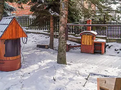 outside