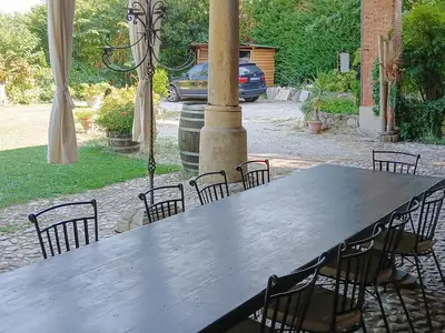 outside